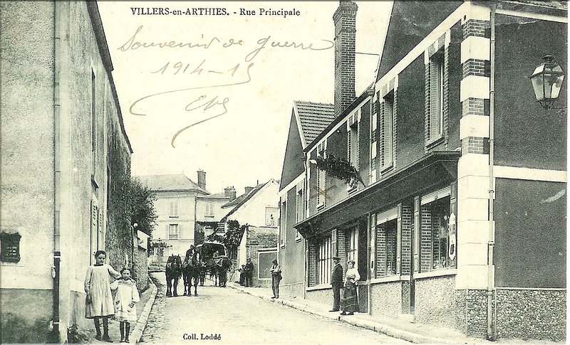 Rue Principale.8. L'Epicerie.1915.[TEISSIER]