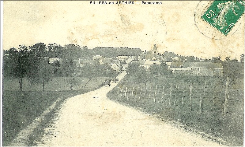 Vue Générale (Sud Est)Route de Villeneuve.1912.[LEFORT]