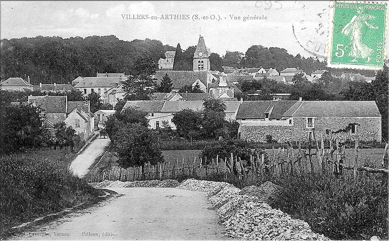 Vue Générale(Sud Est)Route de Villeneuve.1913.[LEFORT]