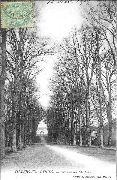 Allée du Château.1907.[LEFORT]