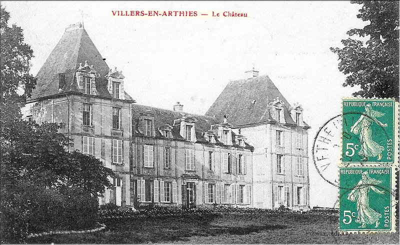 Château, façade Avant.1910.[LEFORT]