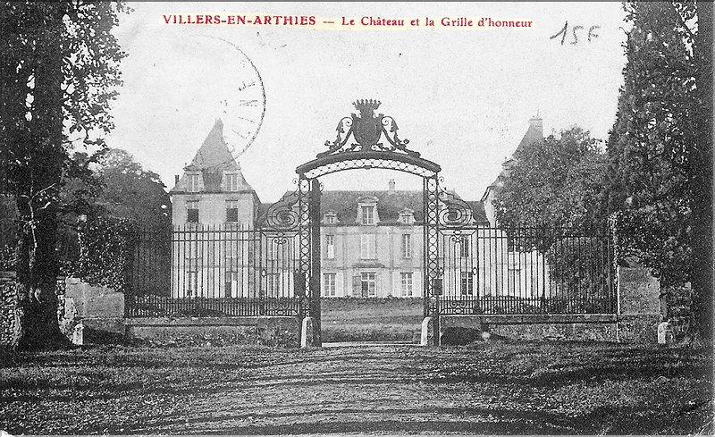 Grille d'Honneur et le Château.1912.[LEFORT]